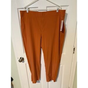 Athleta Brooklyn ankle pant orange new with tags women's size 22